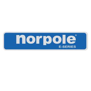 Norpole 27.6 cu. ft. Commercial Auto Defrost Double Door Upright Freezer in Stainless Steel NE35F