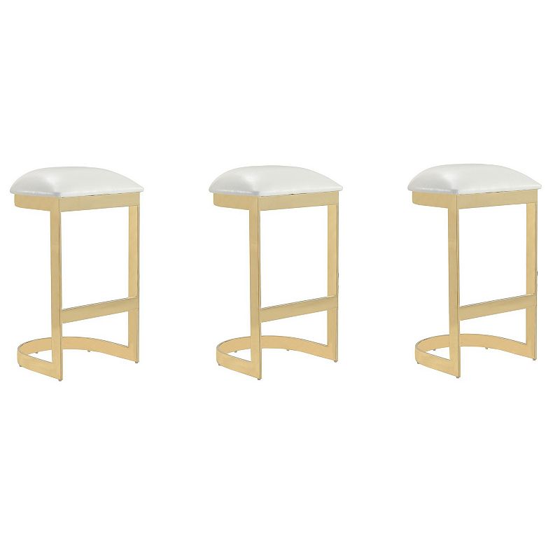 MANHATTAN COMFORT Aura Bar Stool 3-piece Set