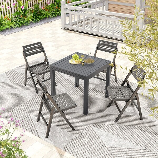 Expandable Patio Dining Table for 46 People