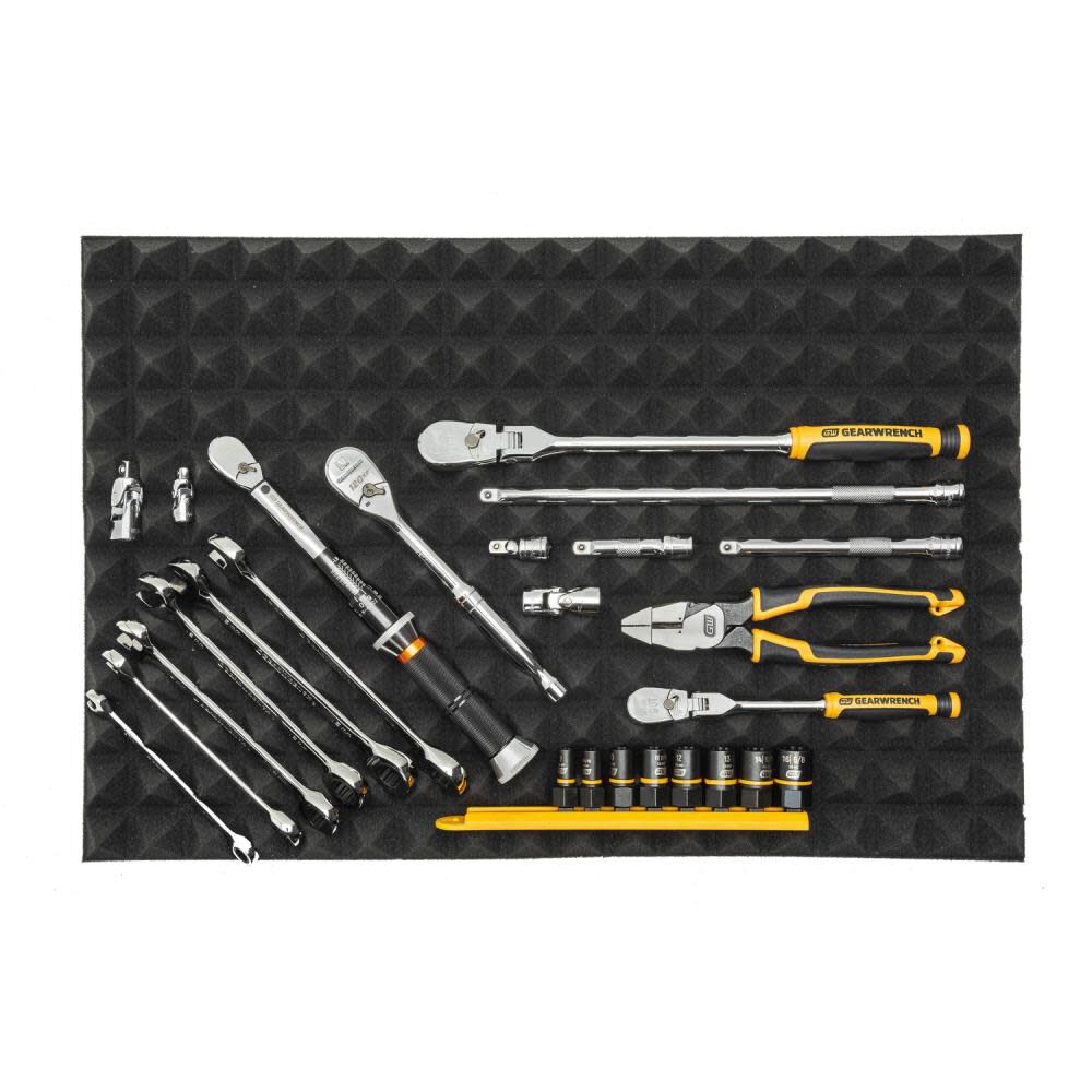 GEARWRENCH 4 Piece Trap Mat Universal Tool Drawer Liners 83370 from GEARWRENCH