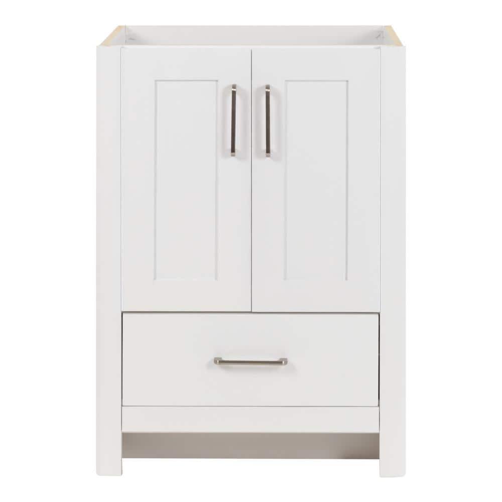 Home Decorators Collection Westcourt 24 in W x 22 in D x 34 in H Bath Vanity Cabinet Only in White