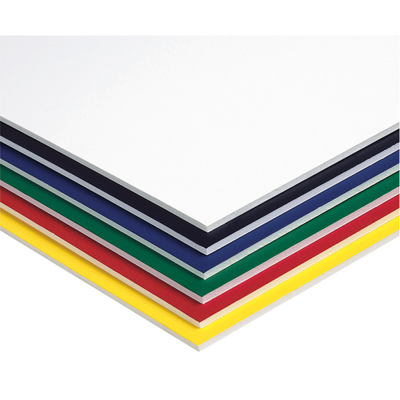 Pacon PAC5554 Foam Board 20X30 Assorted 10Ct