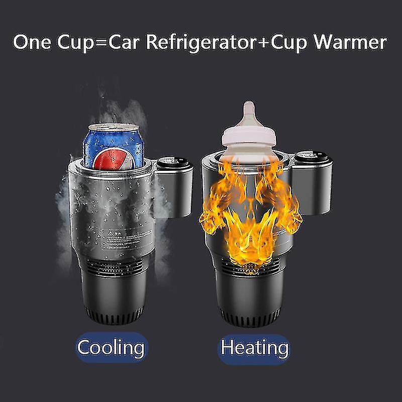 Smart 2 In 1 Car Heating Cooling Cup For Coffee Miik Electric Beverage Warmer Cooler Holder Mini Car Refrigerator