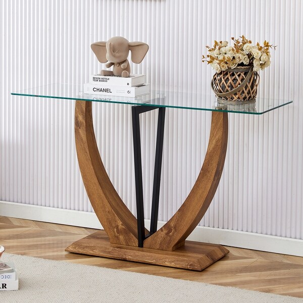 Modern and simple rectangular glass dining table in white with a pattern，white top and gold legs，suitable for entrance