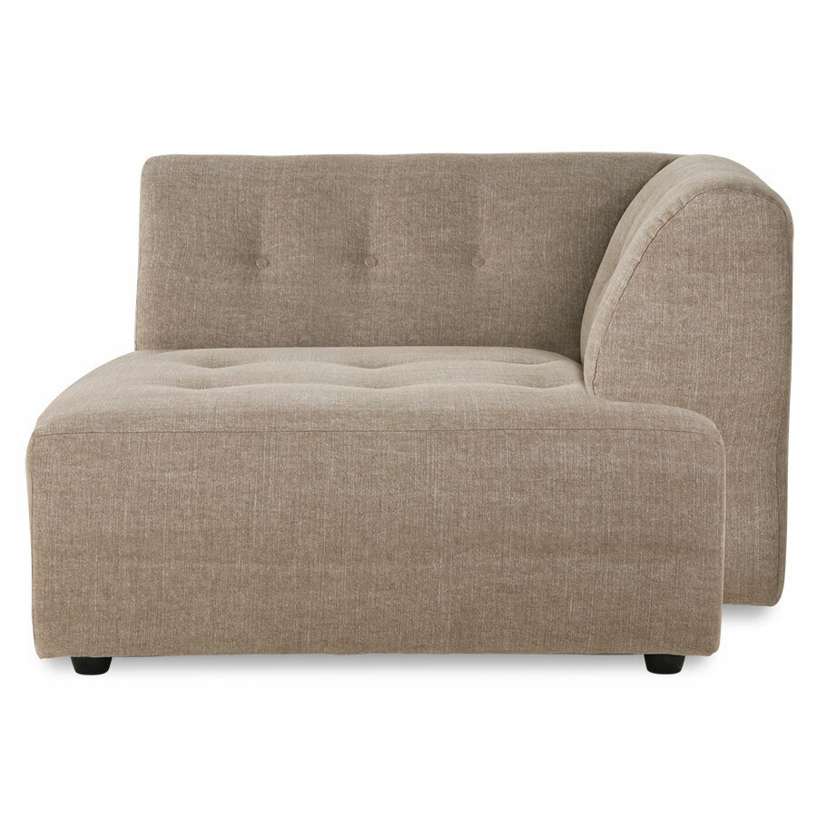 Vint couch | divan | linen blend taupe