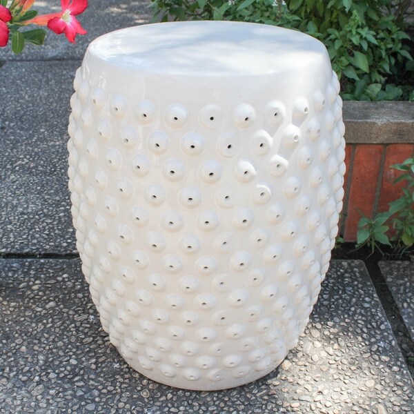 Drum Ceramic Garden Stool