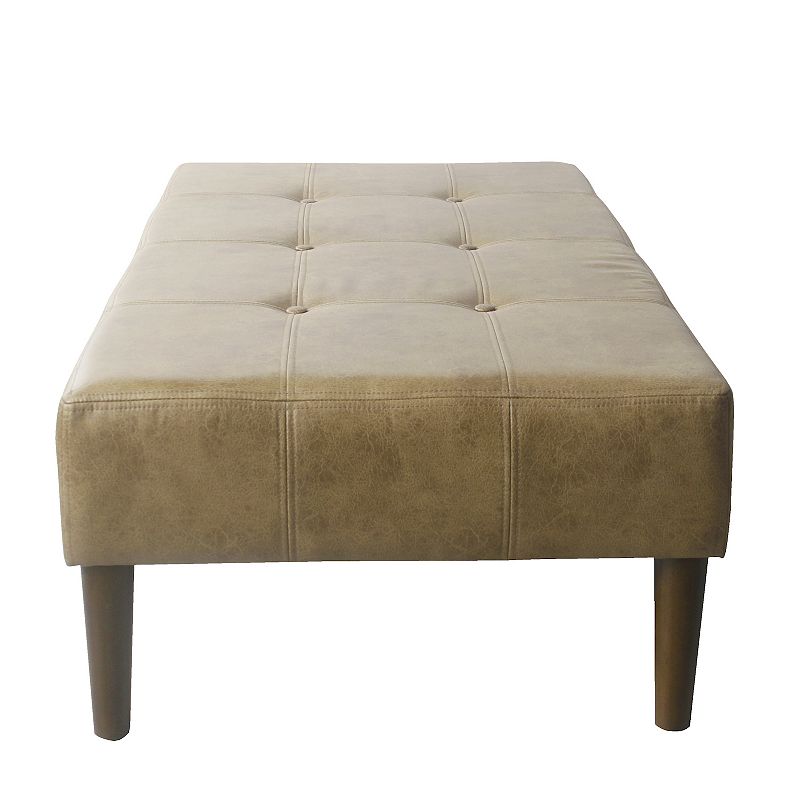 HomePop Classic Tufted Long Bench