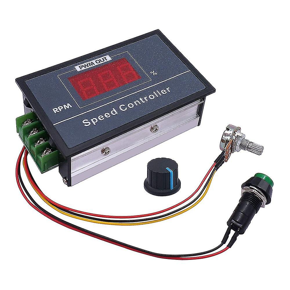 Pwm Dc Motor Speed Controller With Digital Display 30a Pwm Adjustable Speed Stepless Regulator