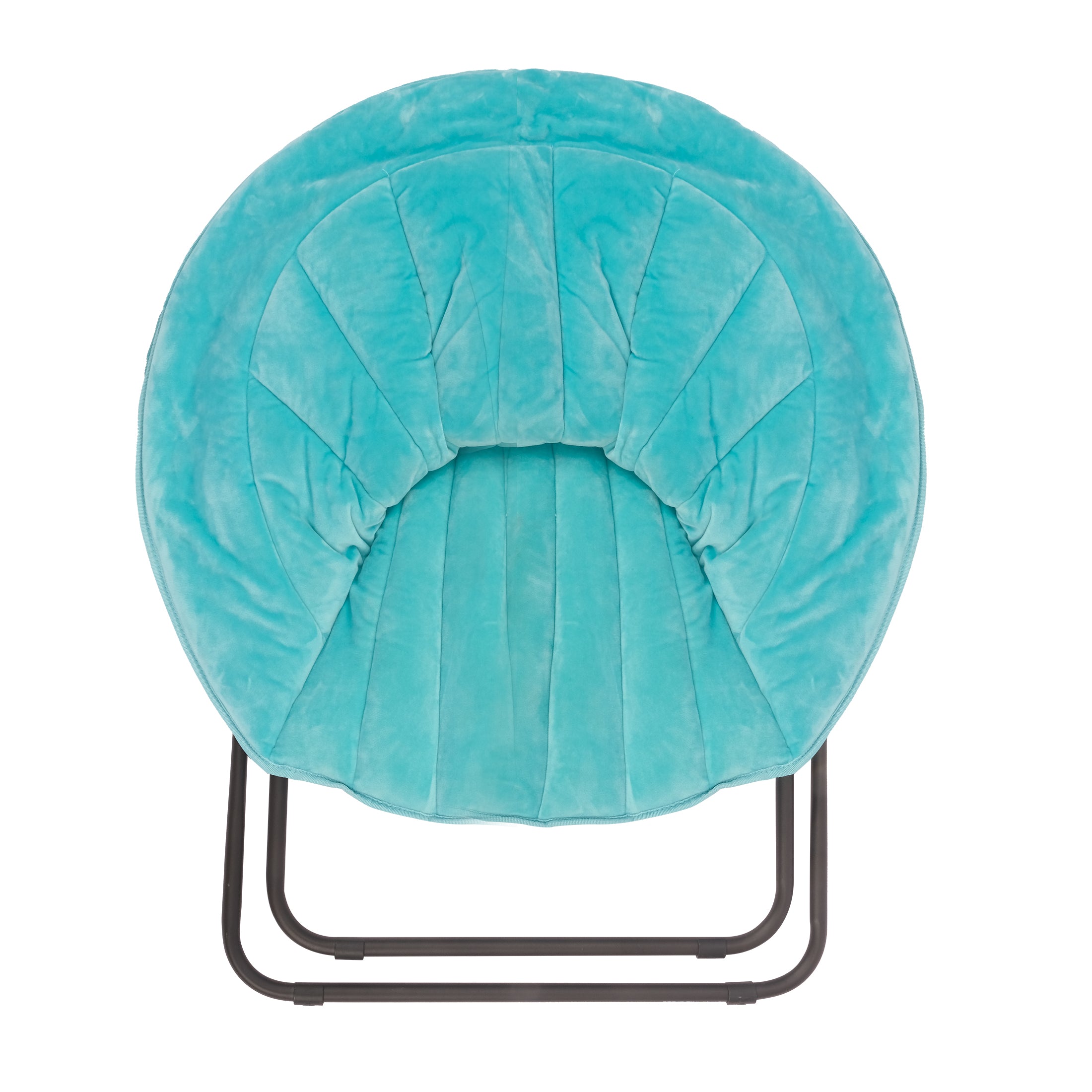 Mainstays Velvet Saucer Chair, Teal