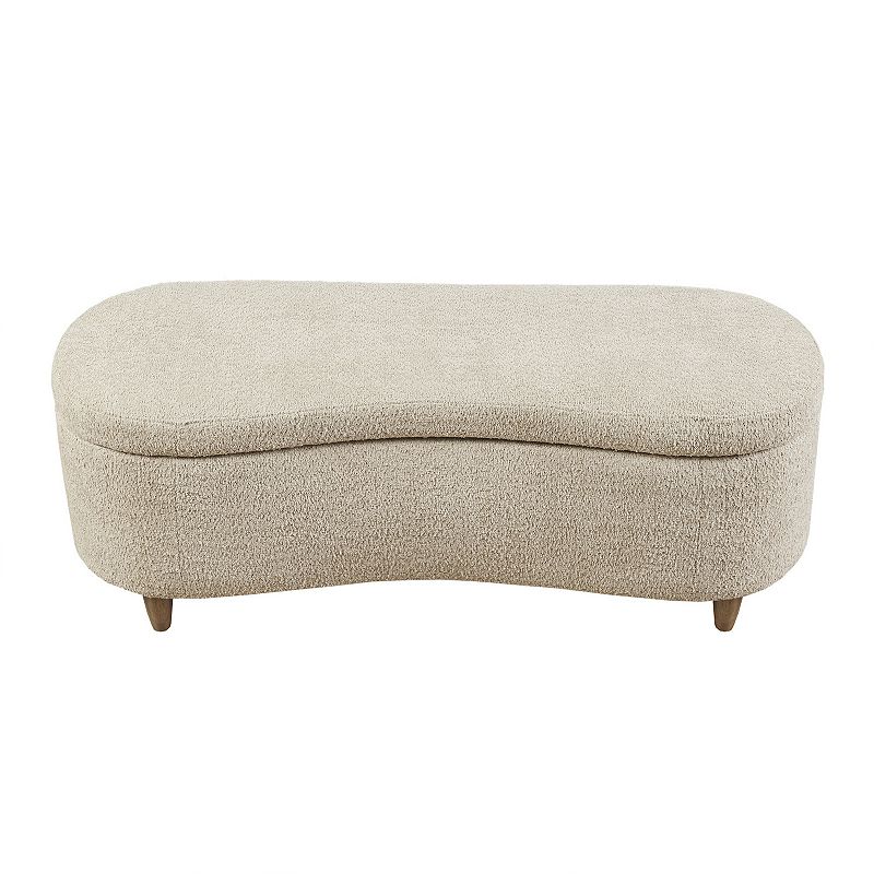 INK+IVY Bailey Boucle Flip Top Storage Ottoman