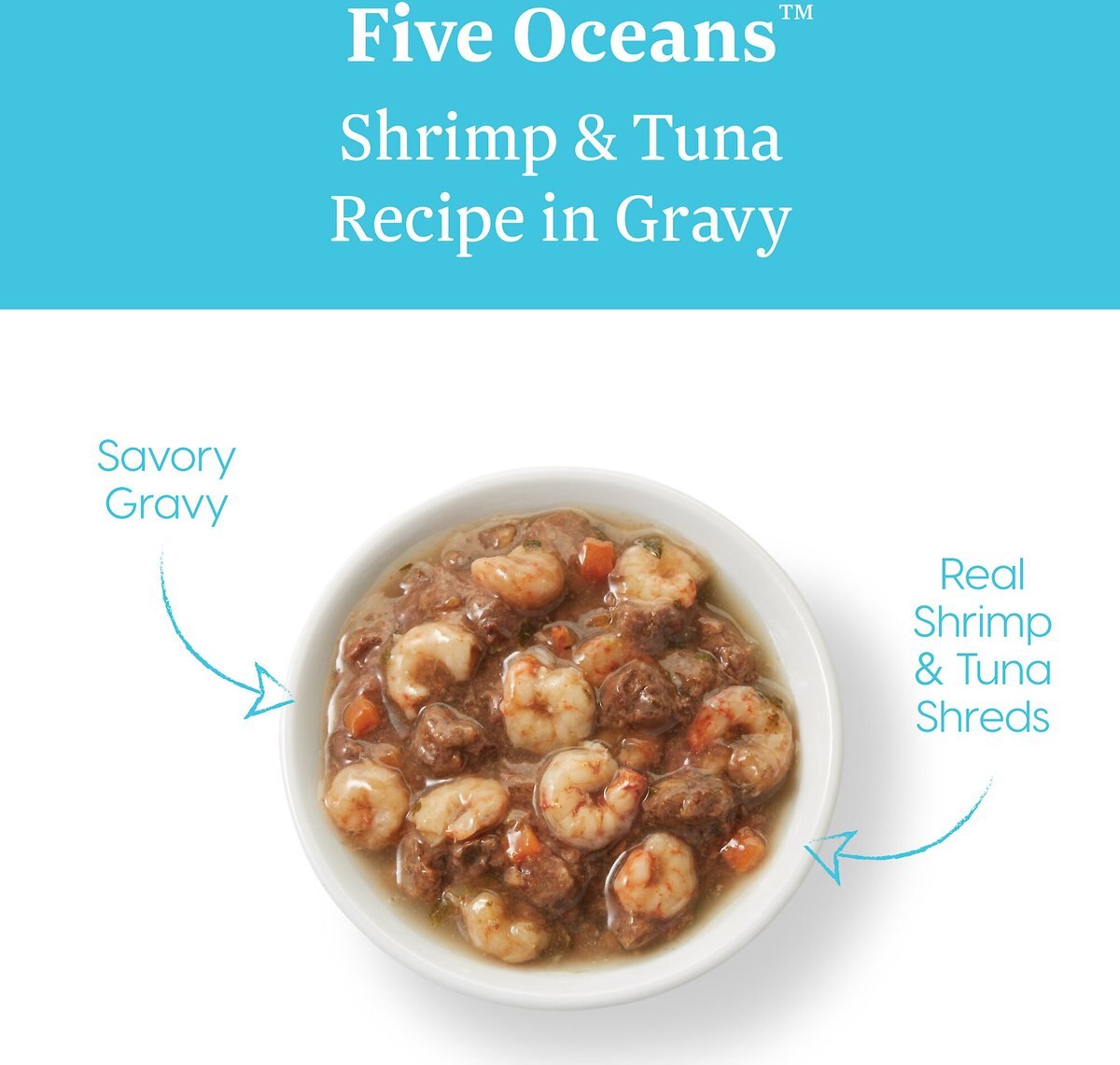 Solid Gold Five Oceans Shrimp and Tuna Recipe in Gravy Grain-Free Canned Cat Food