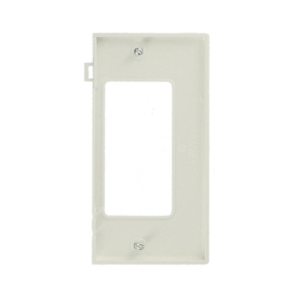 Leviton White 1-Gang DecoratorRocker Wall Plate (1-Pack) 905-PSE26-00W