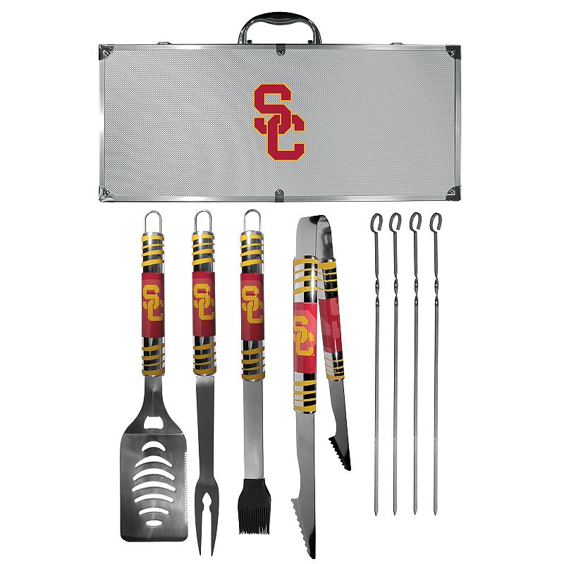 USC Trojans Tailgater 8-Piece BBQ Grill Set