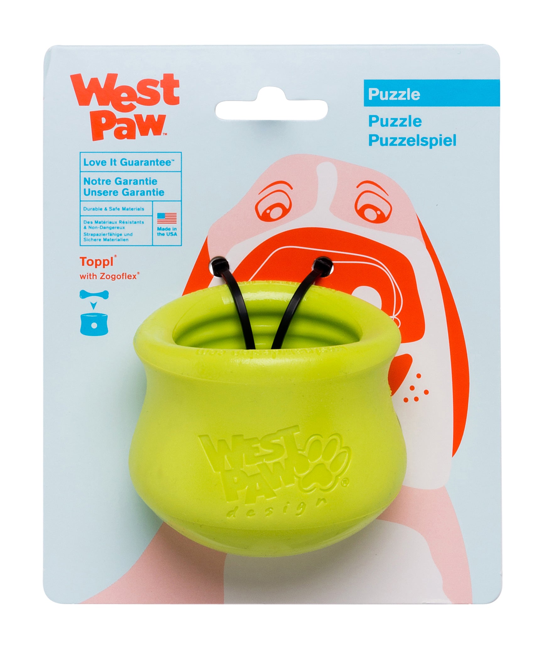 West Paw Zogoflex Toppl Small 3