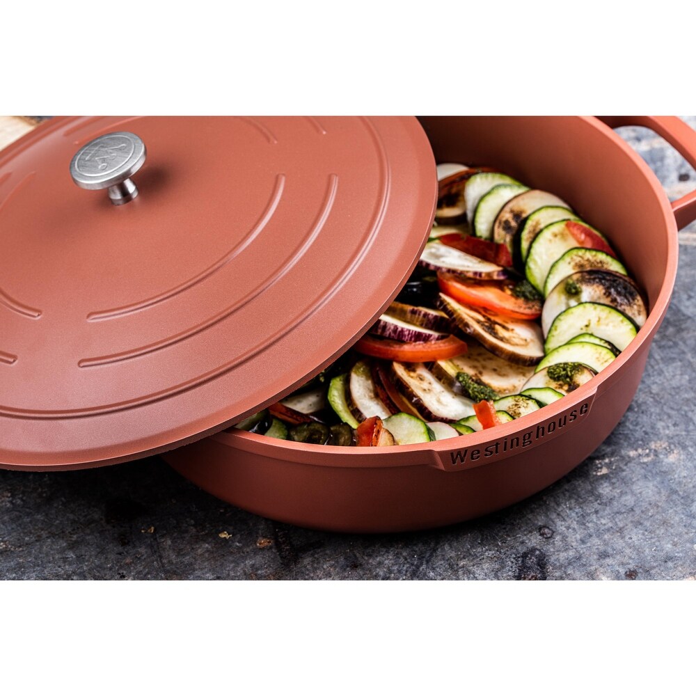 28cm Low Casserole with Lid