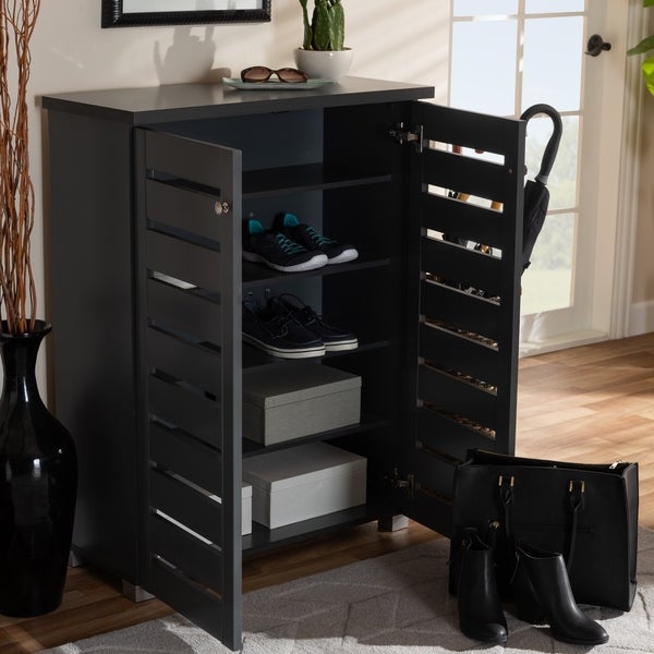 Contemporary Shoe Storage Cabinet - - 26396247