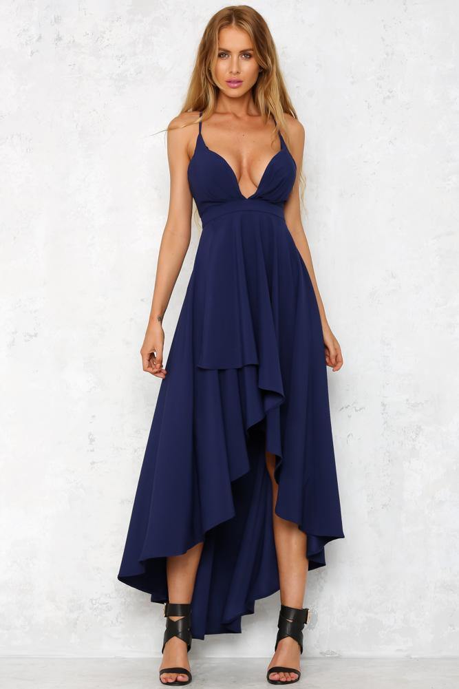 Live In Fantasy Maxi Dress Navy