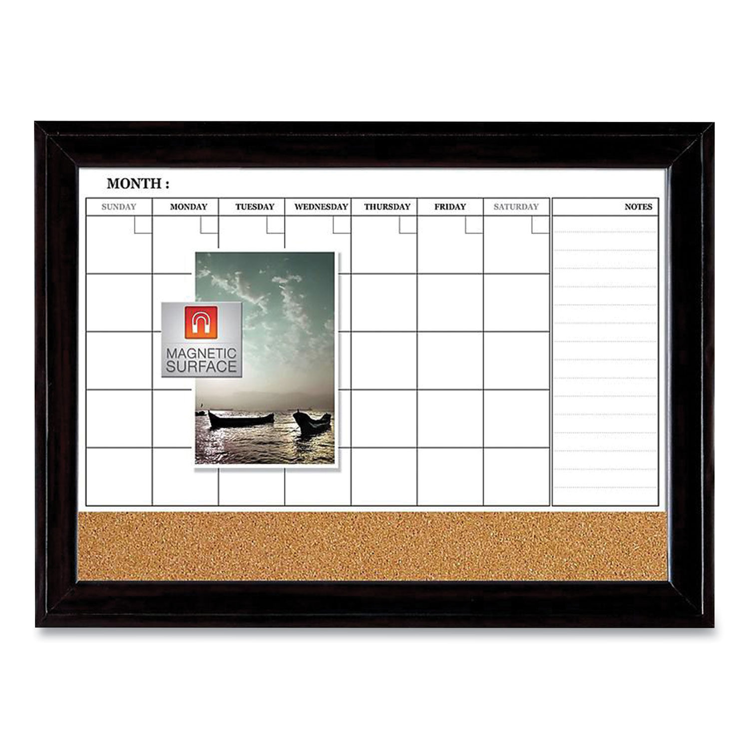 Magnetic Combination Dry Erase Calendar