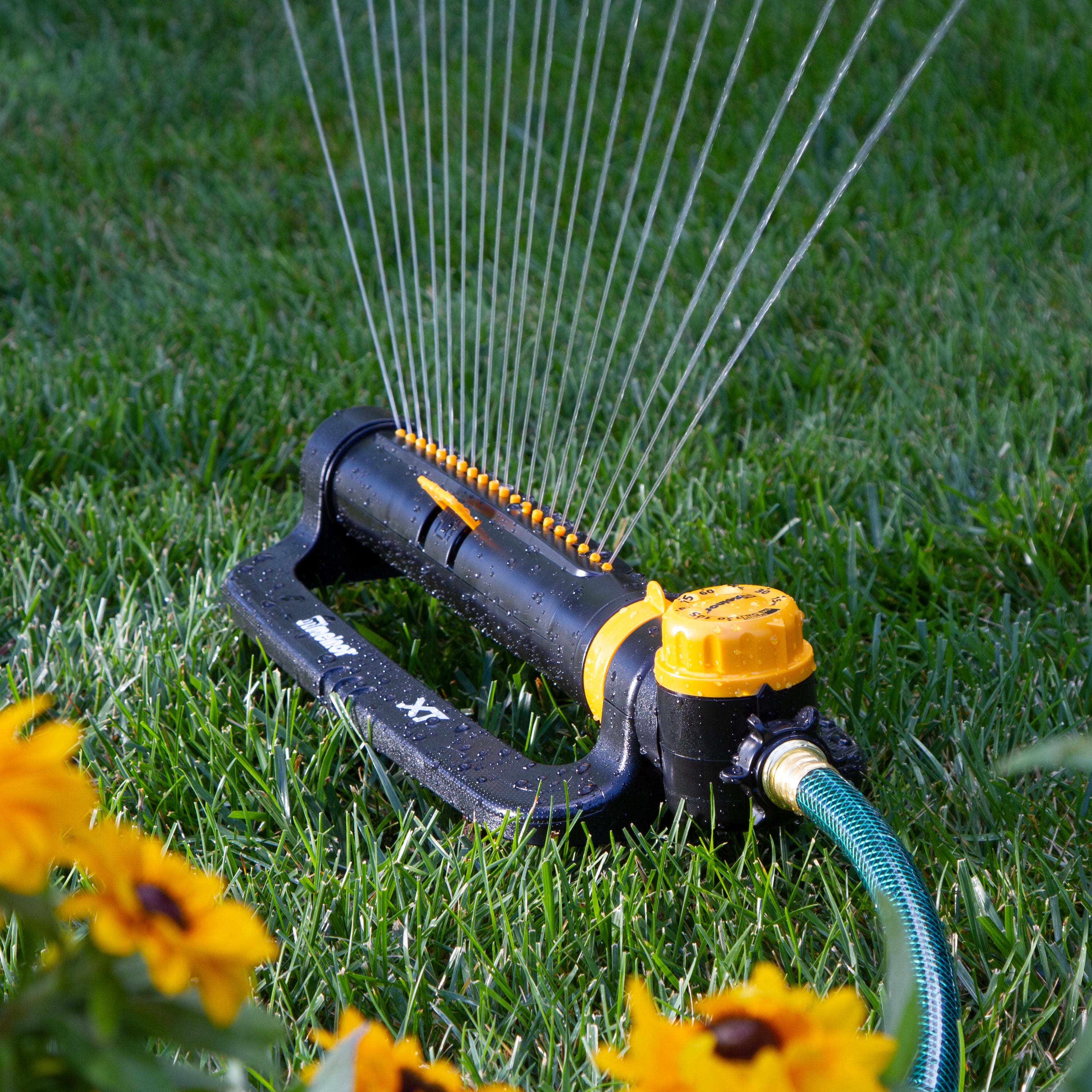 Melnor Turbo Deluxe Oscillating Sprinkler w/ Timer