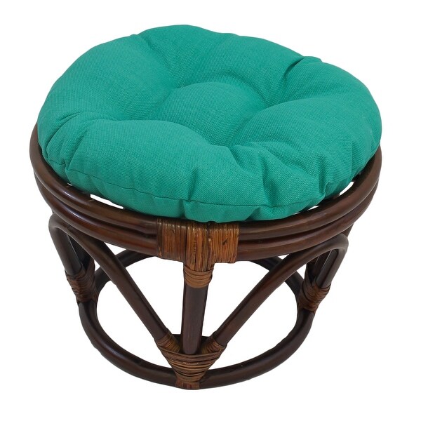 18-inch Round Indoor/Outdoor Footstool Cushion (Cushion Only) - 18 x 18