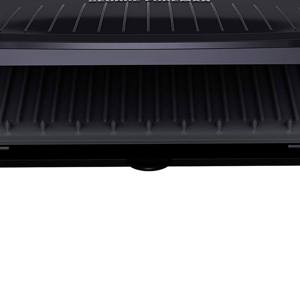 George Foreman 9 Serving Classic Plate Electric Indoor Grill and Panini Press in Gunmetal Grey 985118529M