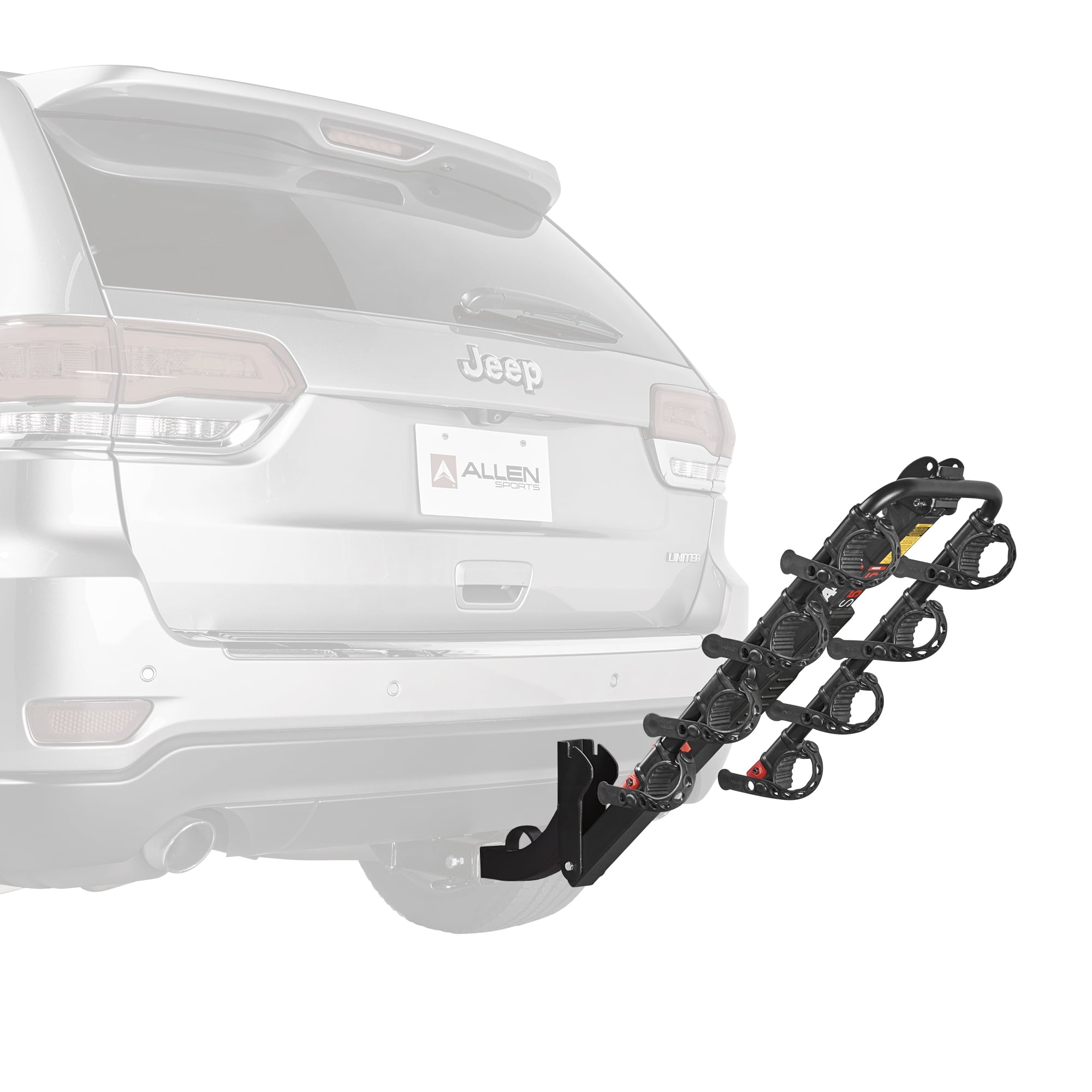 Allen Sports Premier 4-Bicycle Hitch Mounted Bike Rack Carrier， S-545