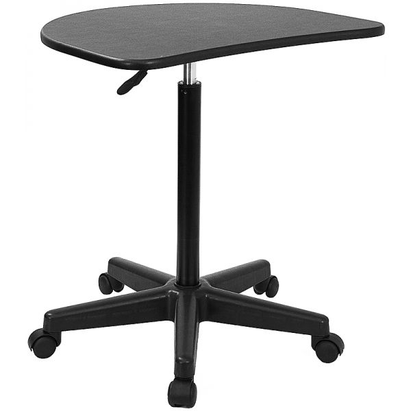 Eve Black Sit to Stand Mobile Laptop Computer Desk