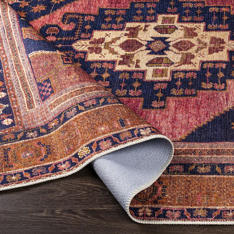 Decor 140 Alamaraz Traditional Washable Area Rug