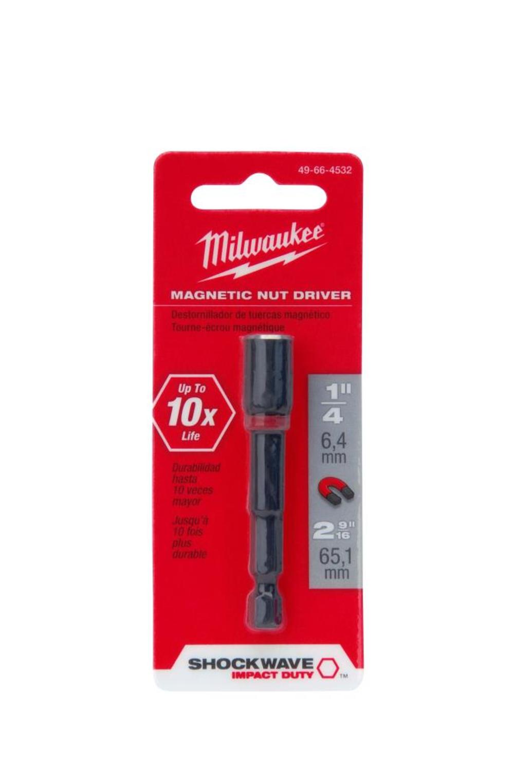 SHOCKWAVE™ 2-9/16 in. Magnetic Nut Driver 1/4 in. ;