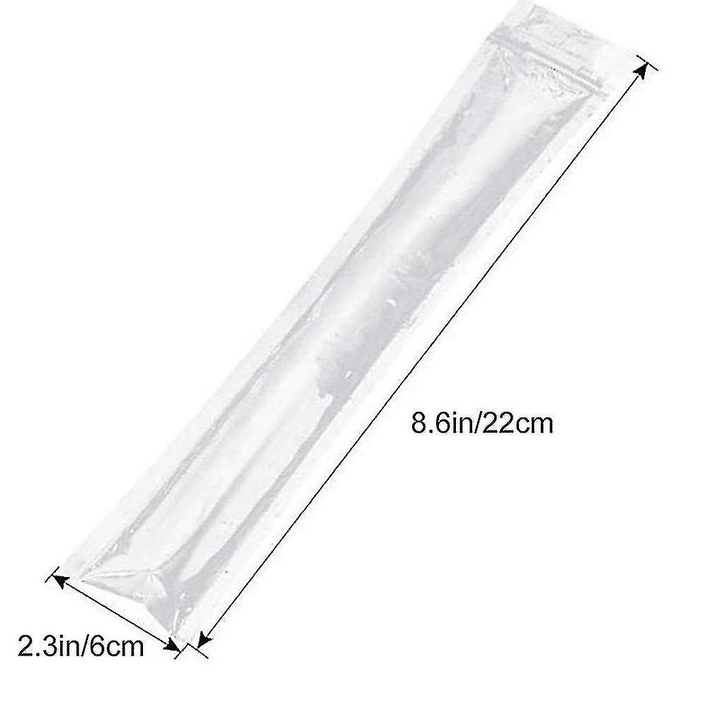 100 Pcs Popsicle Bags， Disposable - Comes With A Silicone Funnel