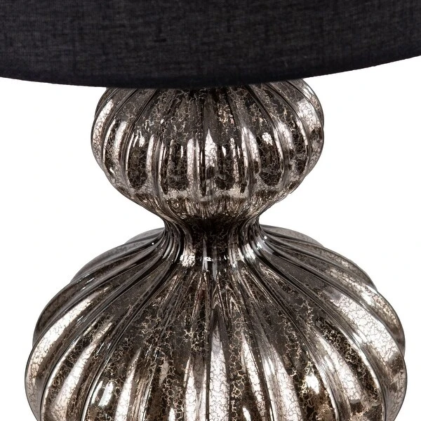 SEI Furniture Lyndale Black Fabric Table Lamp