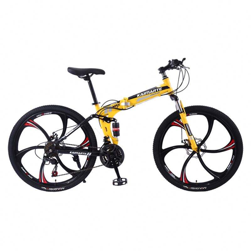 China Factory Hot Sale 26 inch Folding Bike 21/24/27 Speed Folding Bicycle Popular Foldable Cycle For Adult