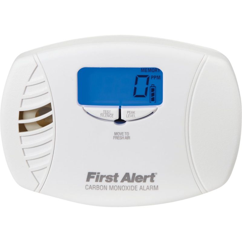 First Alert Easy To Read Digital Display Carbon Monoxide Alarm White