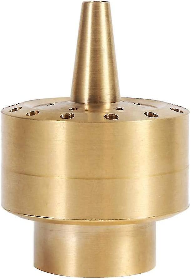 Brass Column Fireworks Water Fountain Nozzle Sprinkler Golden Garden Pond Fountain Water Spray Head Watering Misting Accessories(3/4