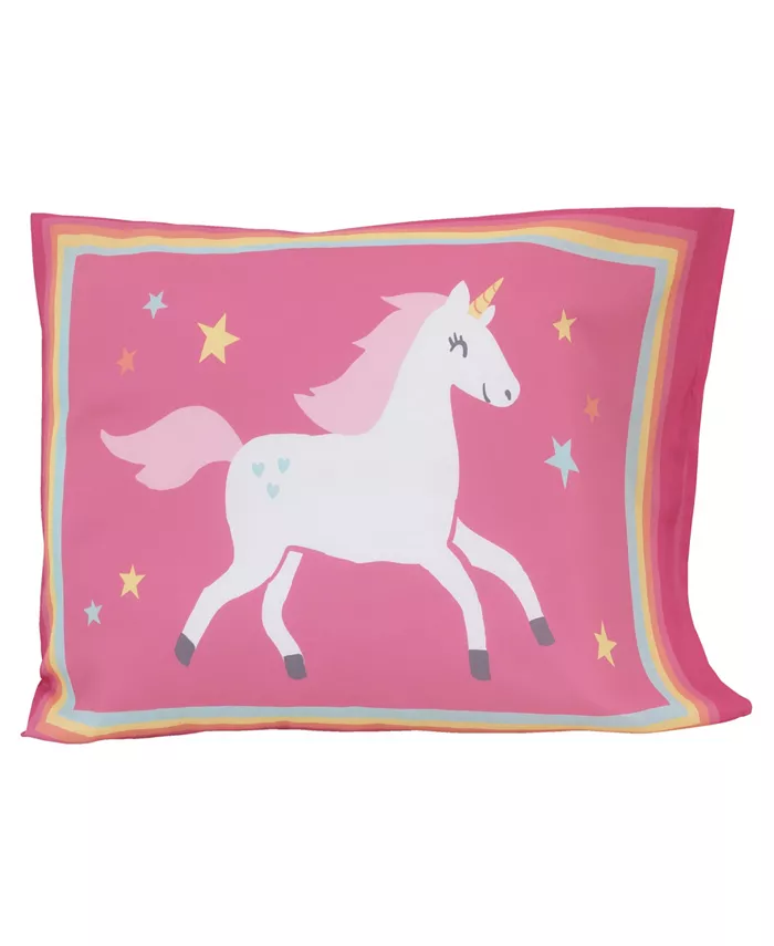 NoJo Carter's Rainbows and Unicorns 4-Piece Toddler Bedding Set