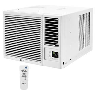 LG 18000 BTU 230208-Volt Window Air Conditioner for Cools 1000 sq. ft. with Cool and Heat Remote LW1823HR