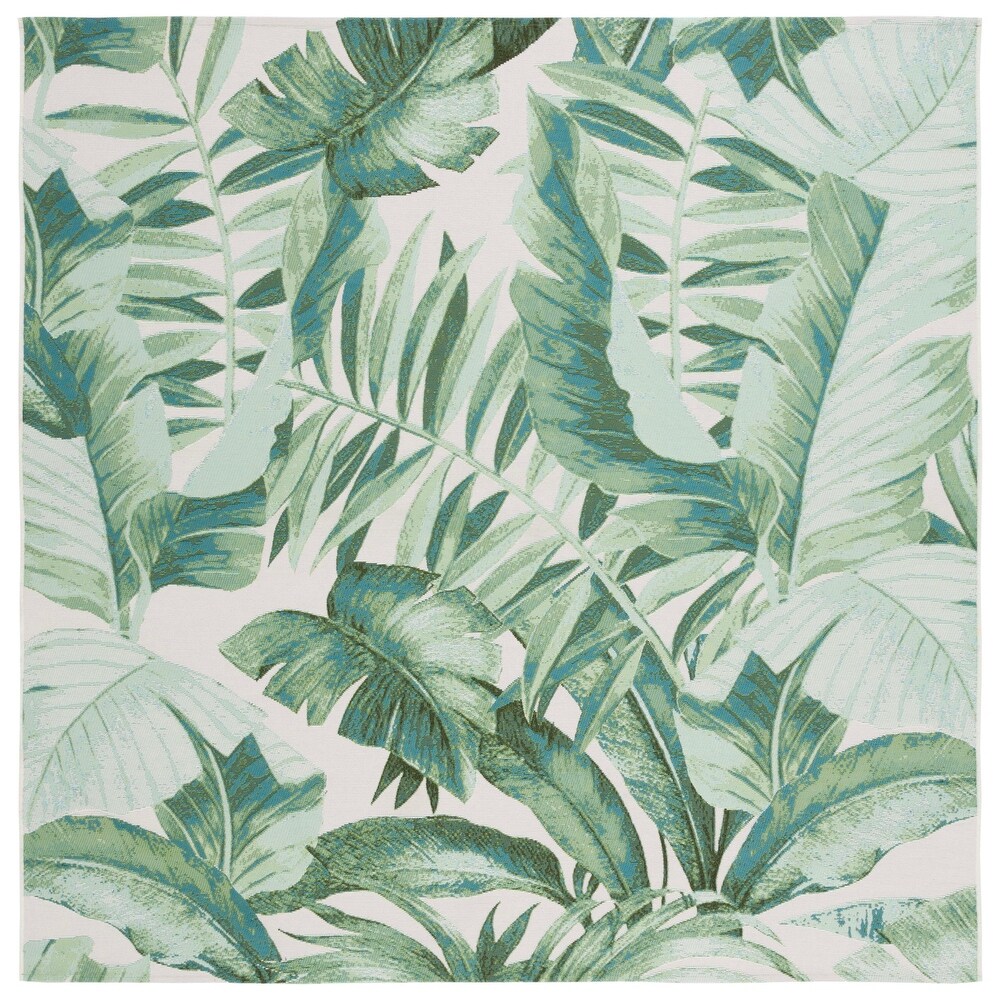 SAFAVIEH Barbados Ennia Tropical Indoor/Outdoor Waterproof Rug
