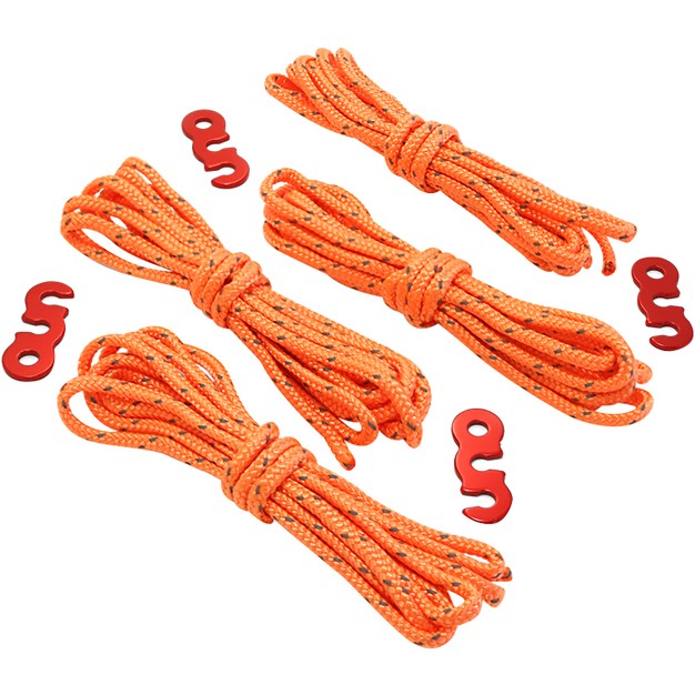 Coghlan x27 s Reflective Guy Line Kit Orange