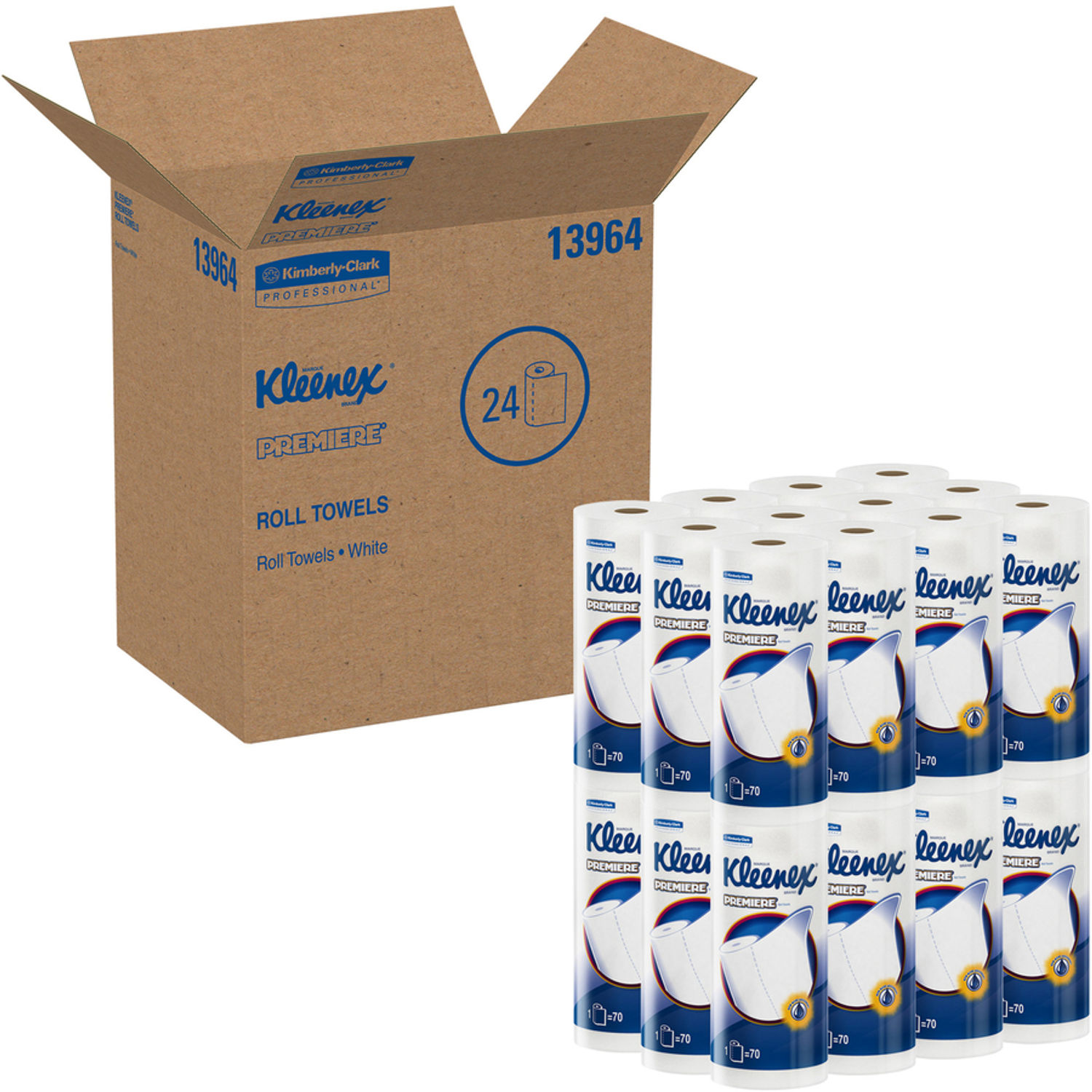 Premier Kitchen Paper Towels by Kimberly-Clark Corporation KCC13964CT