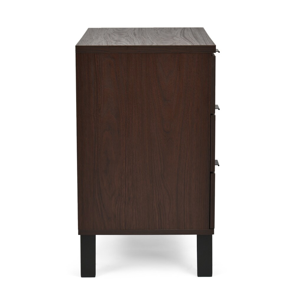 Norcross 3 Drawer Wide Dresser by Christopher Knight Home