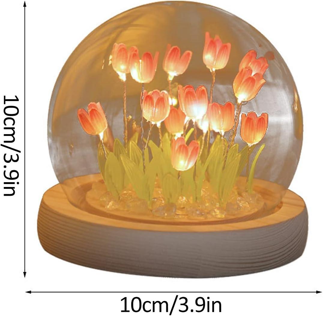 Misnode Diy Tulip     Material Pack   Tulip Ambient     Led Bedroom Lamp Simulation Flower   For