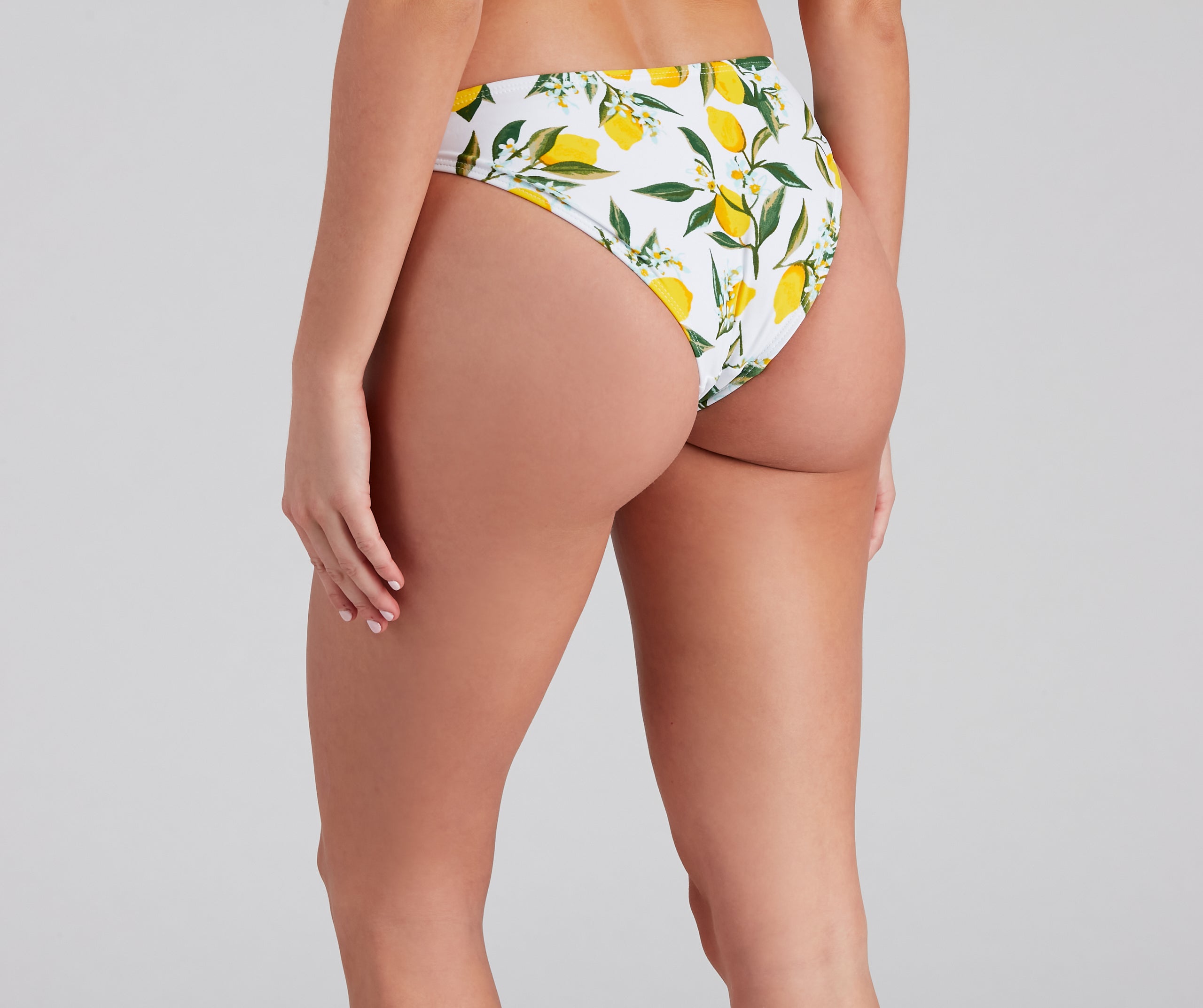 Sunkissed Vibes Lemon Bikini Bottoms