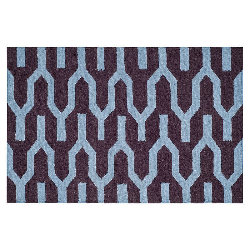 Safavieh Dhurries Wishbone Handwoven Flatweave Wool Rug