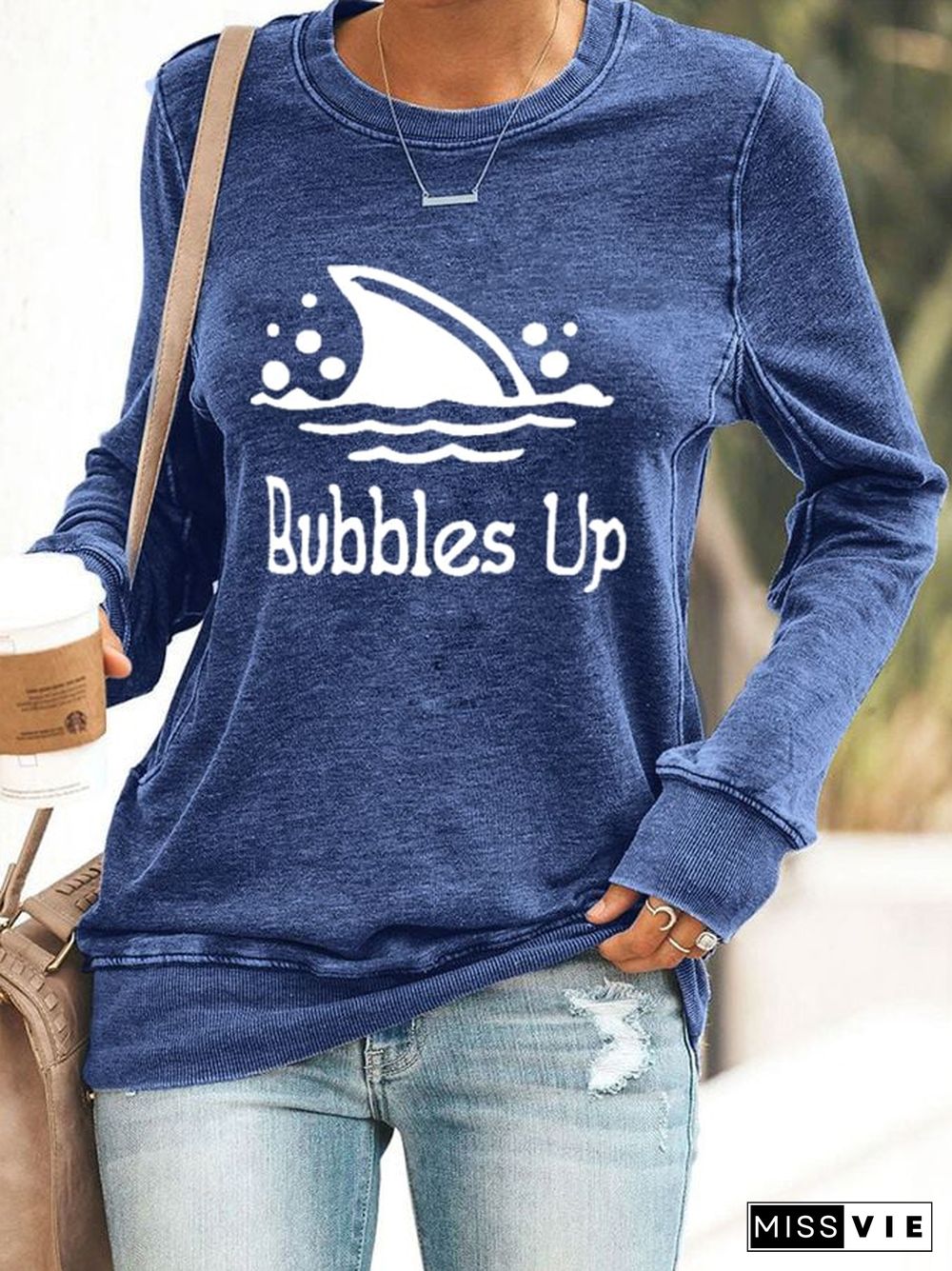 Women's Bubbles Up Jimmy Print Sweatshirt