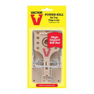 Victor Outdoor and Indoor No-Touch Power Kill Instant-Kill Rat Trap (2-Pack) M144-2