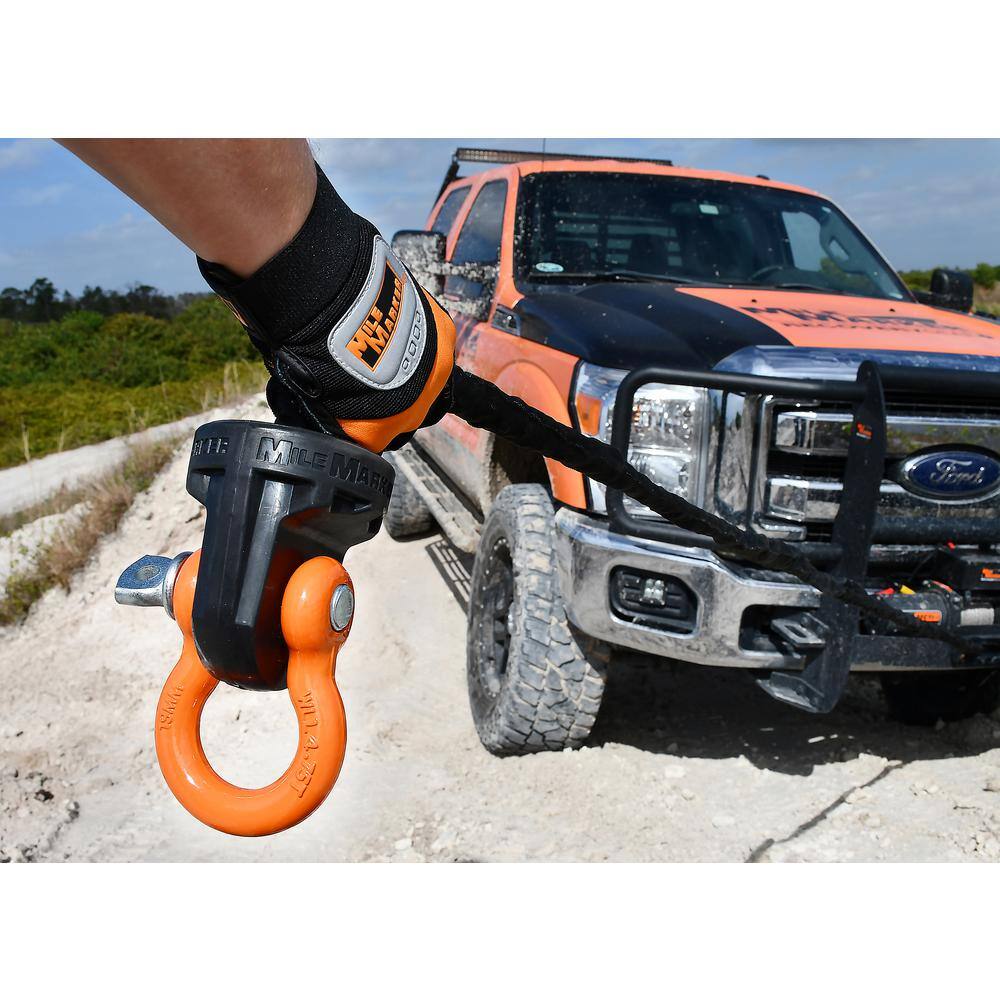 MILE MARKER Rope and Steel Cable Winch Shackle Mount 60-12166