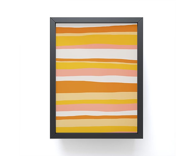 Sunshinecanteen Sedona Stripes Framed Mini Art Society6