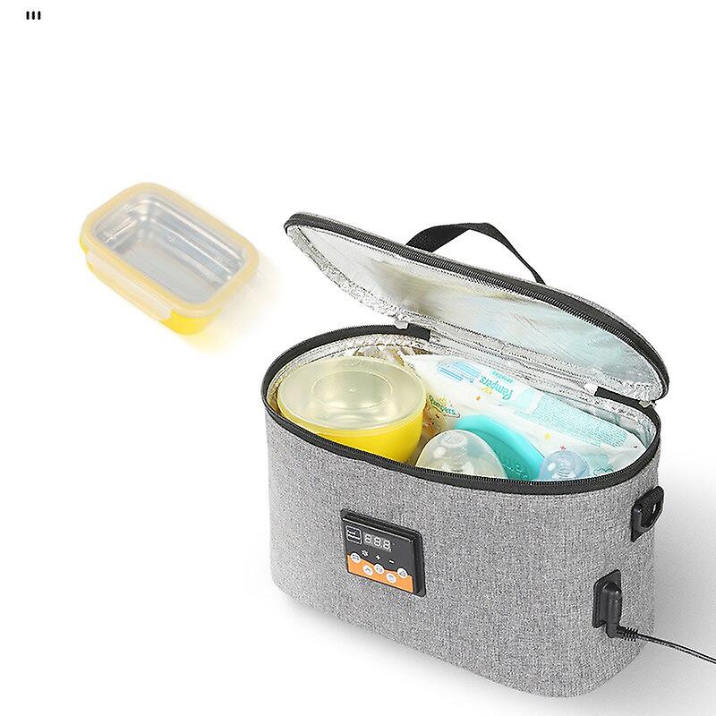 Large Capacity Car Milk Bottle Warmer Hanging Carrying Strap Buckle Dc 12v Portable Baby Bottle Bag Constant Temperature Heater