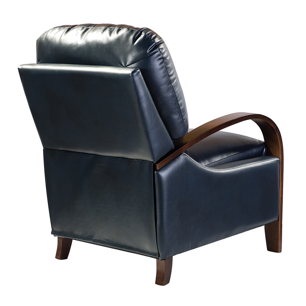 Alexandra Genuine Leather Manual Recliner