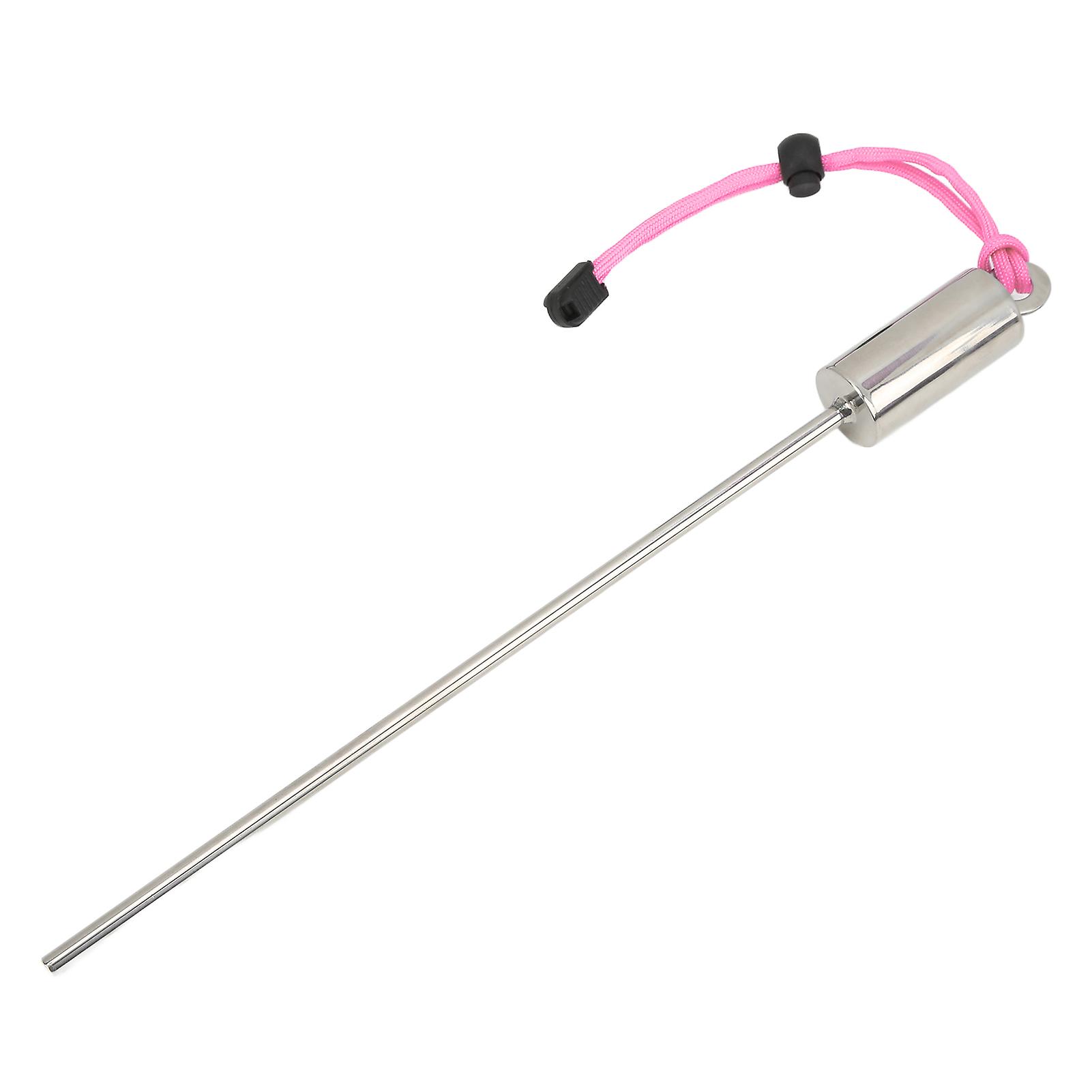 Tooke 30cm Diving Stick Pointer Rod With Scale Underwater Shaker Noise Maker With Lanyardpink